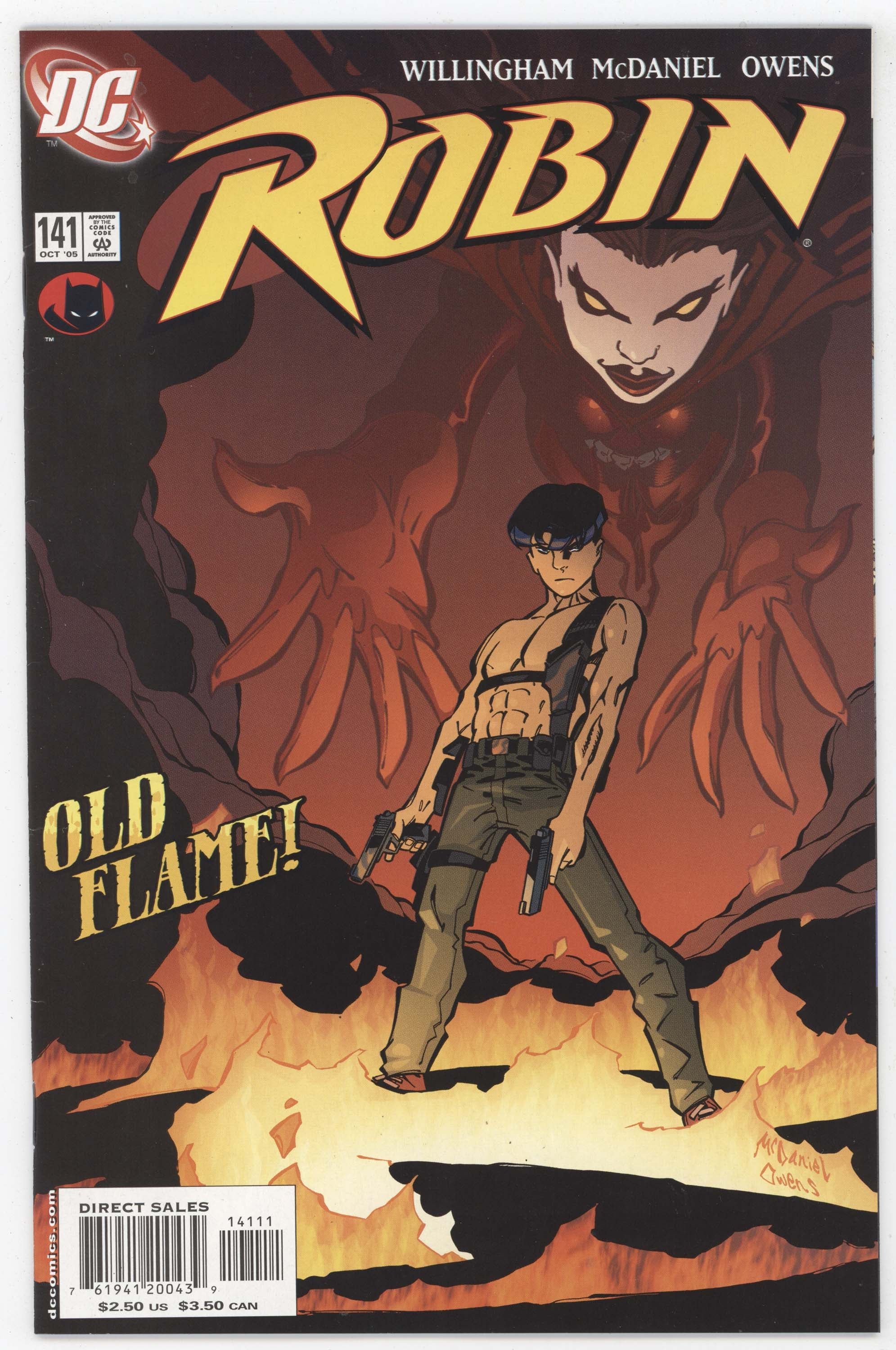 Robin 141 DC 1993 NM Scott McDaniel Old Flame