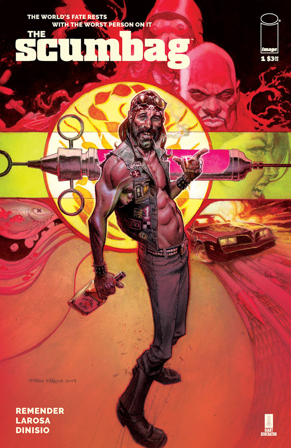 Scumbag #1 B Andrew Robinson Variant (Mr) (10/21/2020) Image