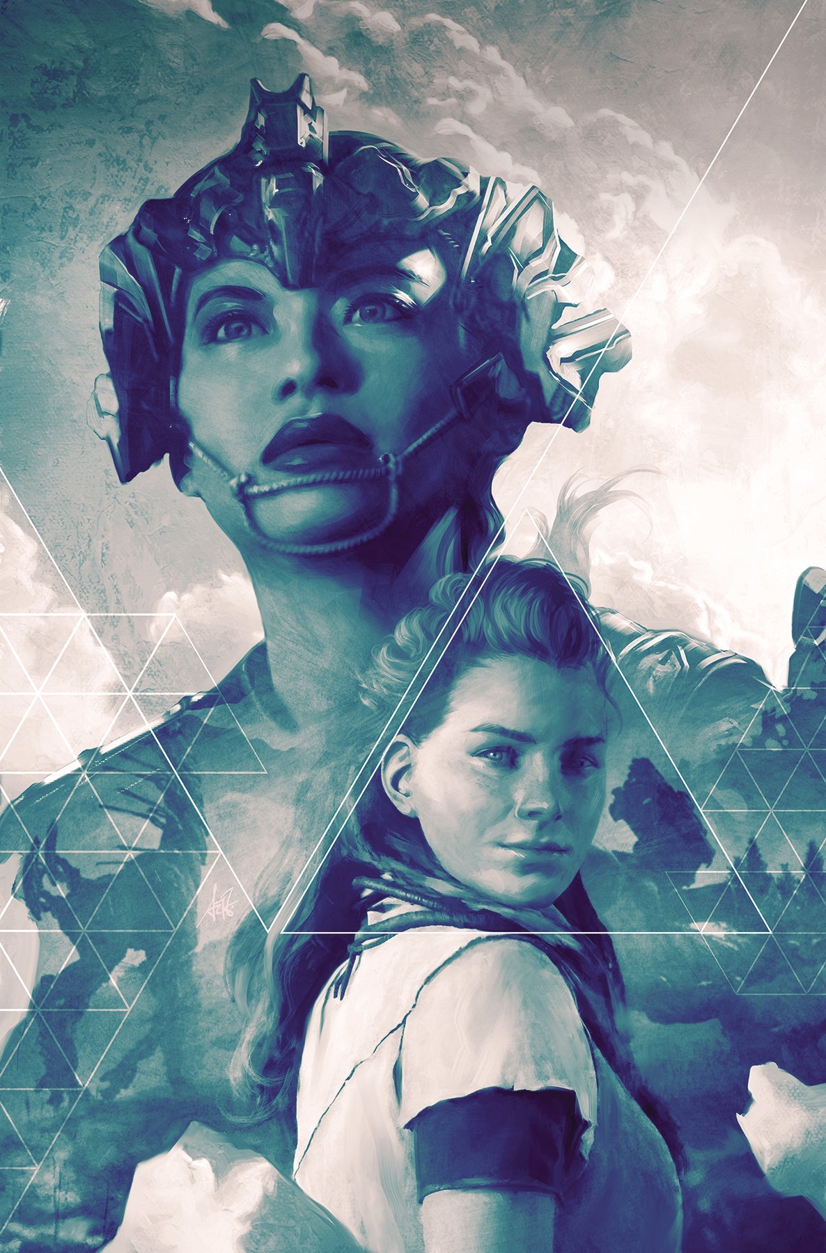 Horizon Zero Dawn #4 1:25 Stanley Laue Artgerm Blue Virgin Variant (11/04/2020) Titan