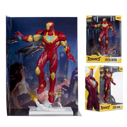 McFarlane Toys Marvel Rivals Iron Man 1:6 Scale Posed Figure with Scene and Comic