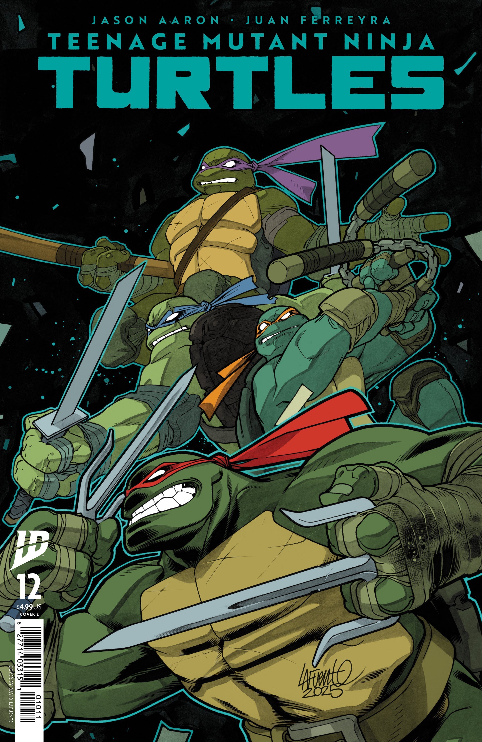 Teenage Mutant Ninja Turtles #12 E David Lafuente (10/08/2025) Idw