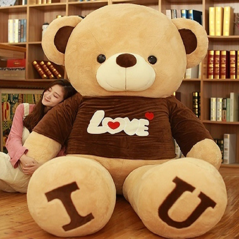 Heart Bear Plush Pillow – Soft Teddy Bear Gift for Valentine’s Day