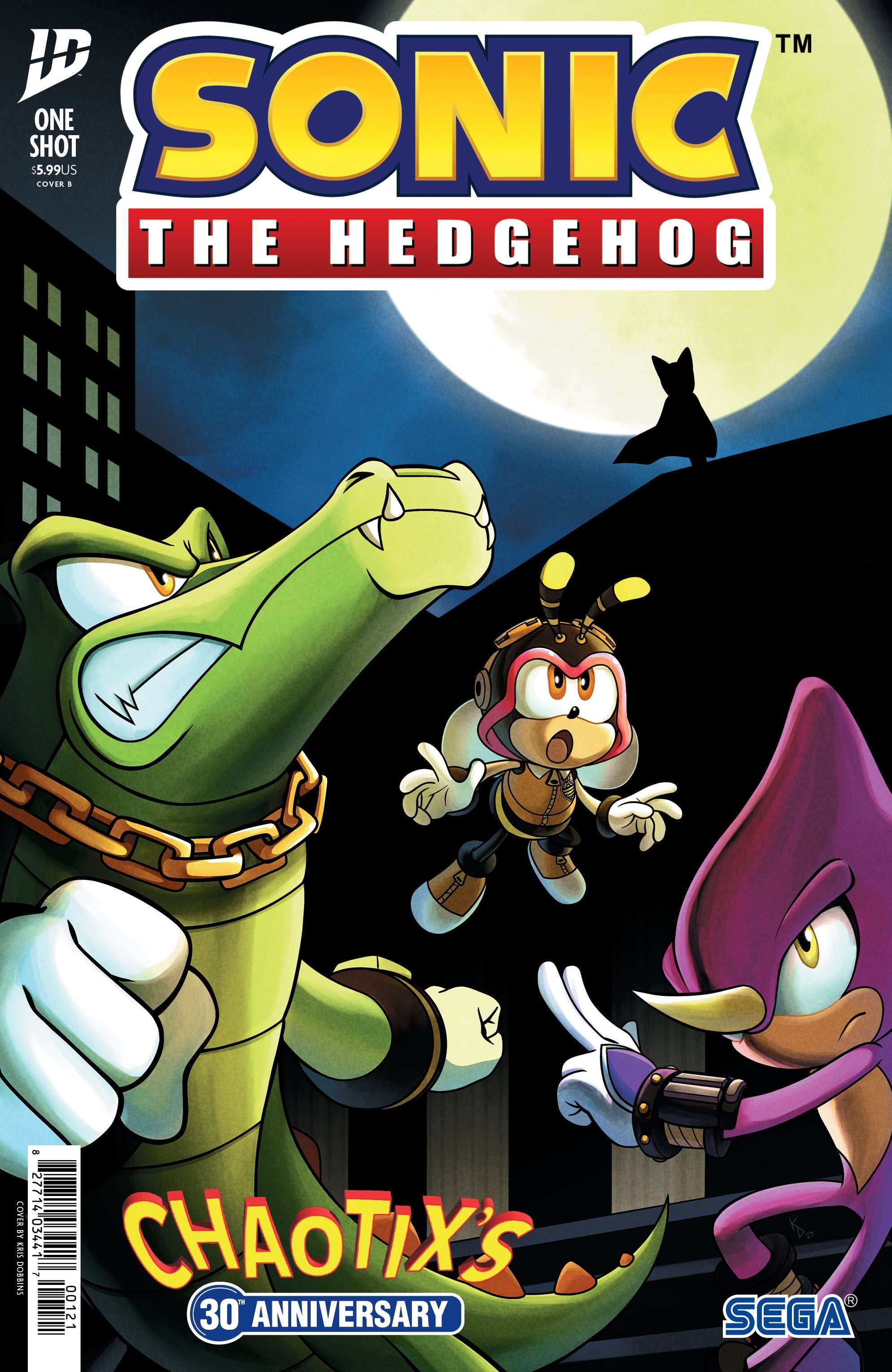 Sonic The Hedgehog Chaotix'S 30Th Anniversary Special B Dobbins (10/22/2025) Idw