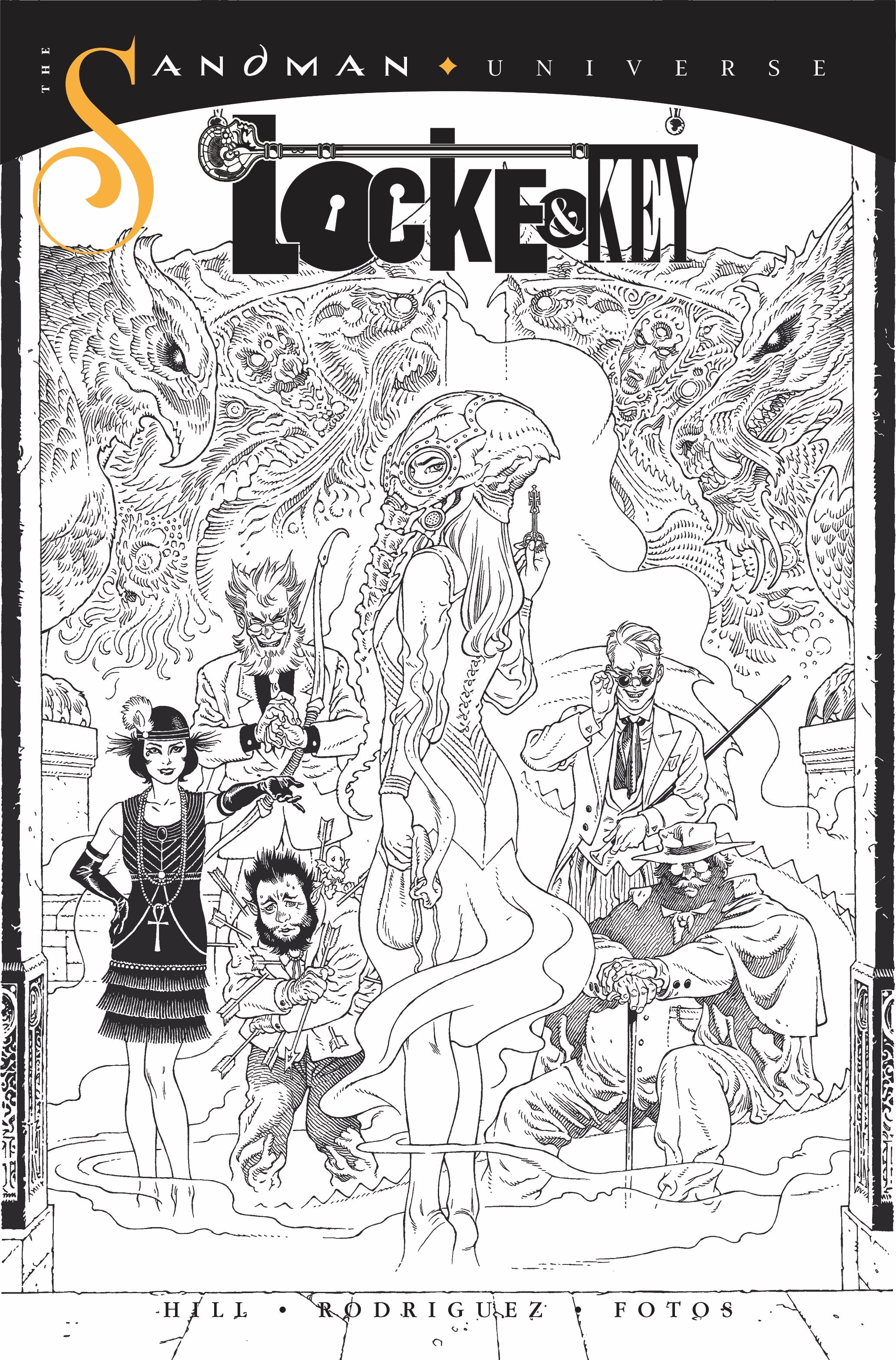 Locke & Key Sandman Hell & Gone #1 1:10 B&W Gabriel Rodriquez Variant (04/14/2021) IDW