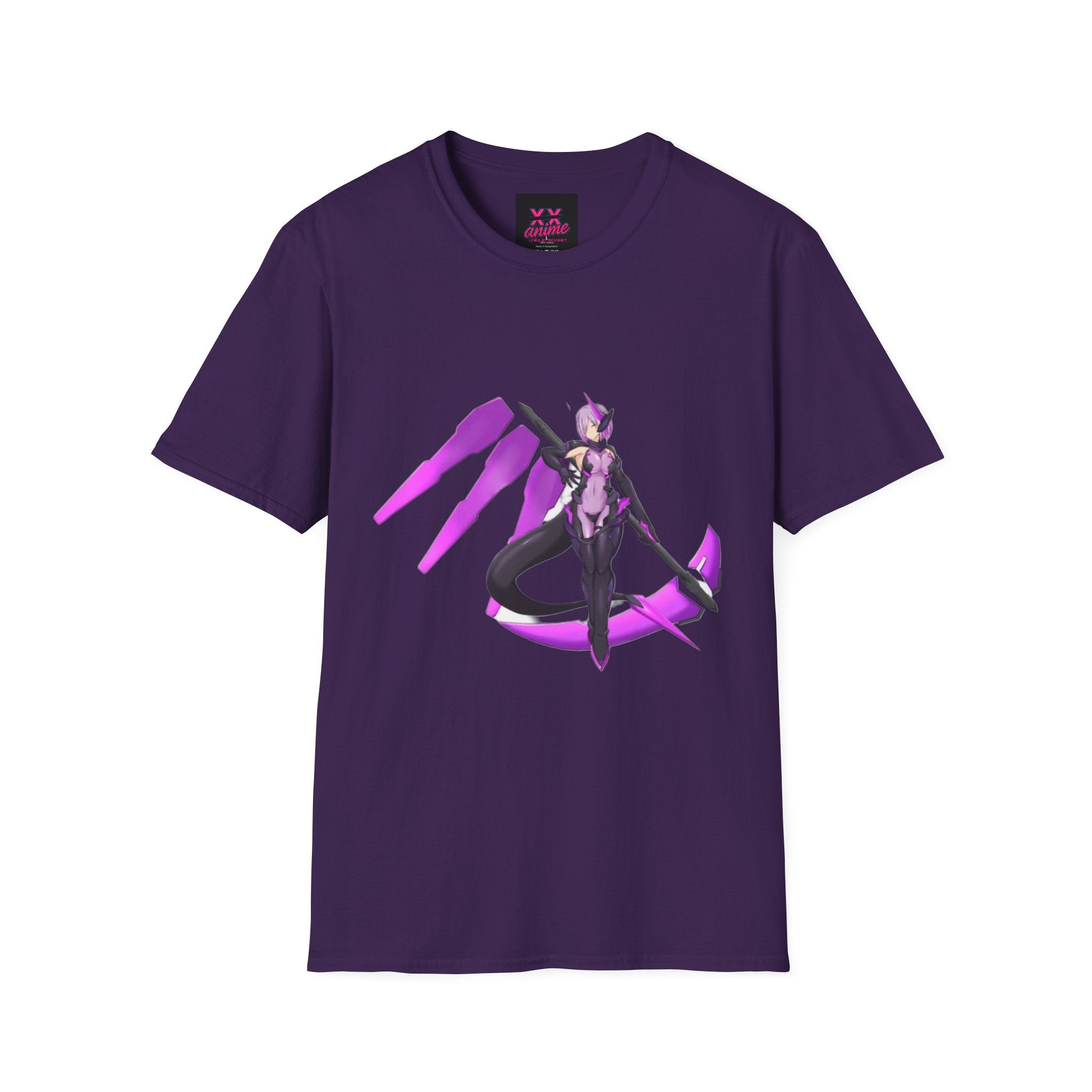 Anime-lewd Inspired Unisex Softstyle T-Shirt, Graphic Tee for Fans, Perfect for Cosplay, Gift for Anime Lovers, Casual Wear, Unique Designs