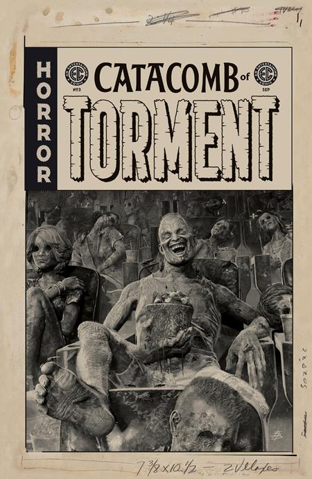 Ec Catacomb Of Torment #3 D 1:20 Bjorn Barends B&W Artist Edition Variant (09/17/2025) Oni
