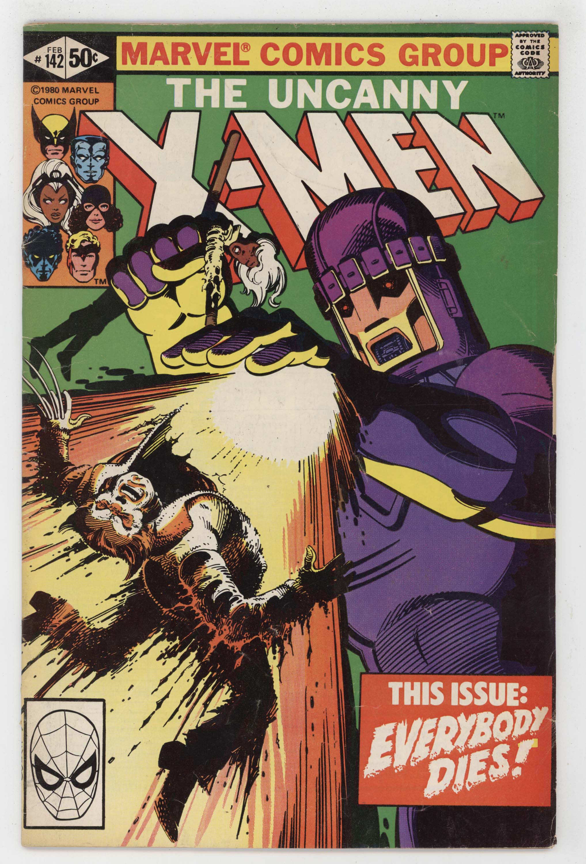 Uncanny X-Men 142 Marvel 1981 GD Days Of Future Past Wolverine