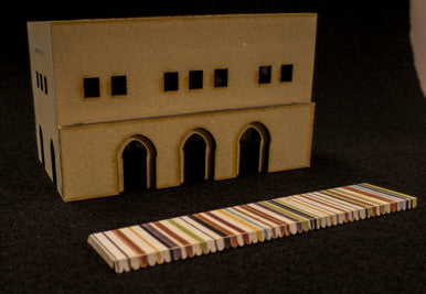 15mm Two Story Building (MDF) - 15MMDF129