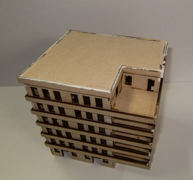 15mm Large Apartment Block (MDF) - 15MMDF152
