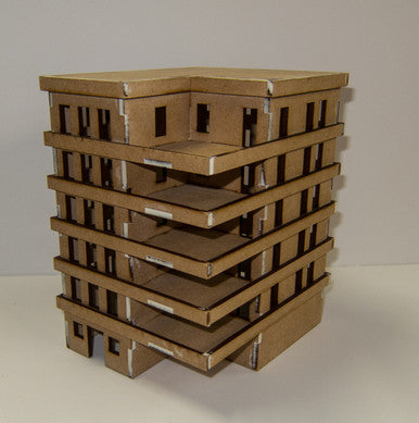 15mm Apartment Block (MDF) - 15MMDF153