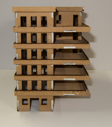 15mm Apartment Block (MDF) - 15MMDF153