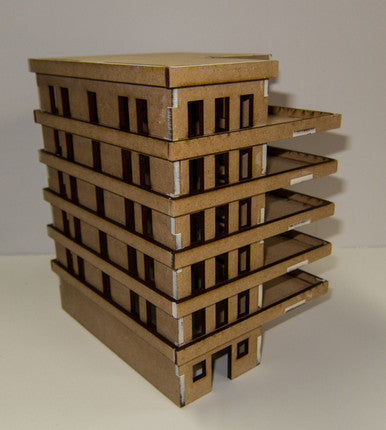 15mm Apartment Block (MDF) - 15MMDF153