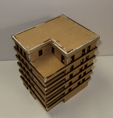 15mm Apartment Block (MDF) - 15MMDF153