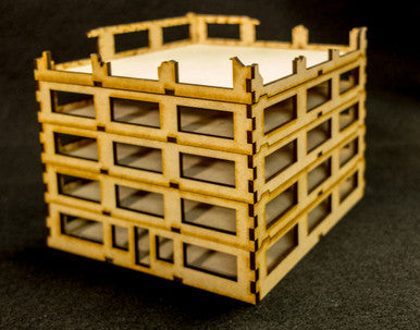 15mm Modular Skyscraper - Ruined Floor - 15MMDF169-4