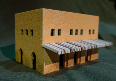 15mm Two Story Building (MDF) - 15MMDF129