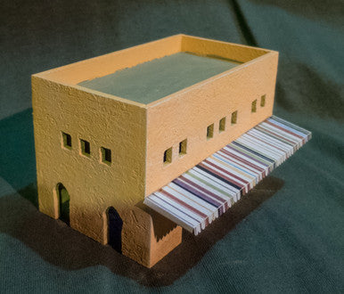 15mm Two Story Building (MDF) - 15MMDF129