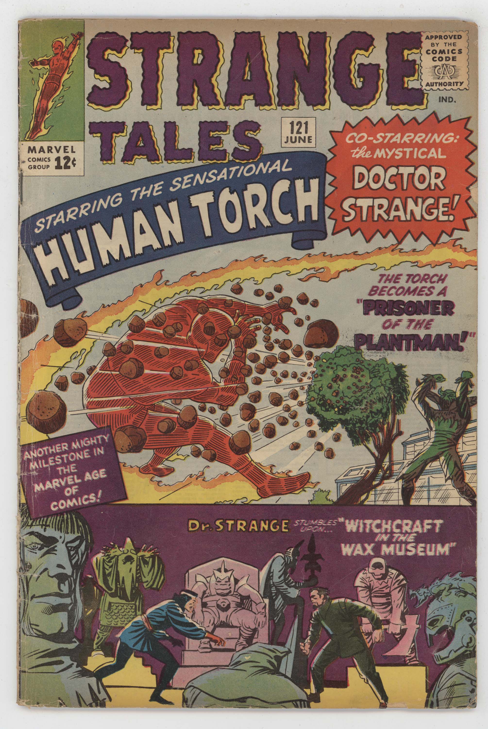 Strange Tales 121 Marvel 1964 VG Doctor Strange Human Torch 1st Baron Mordo