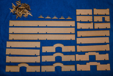 Compound Walls, Free Standing (MDF) - 15MMDF033-1