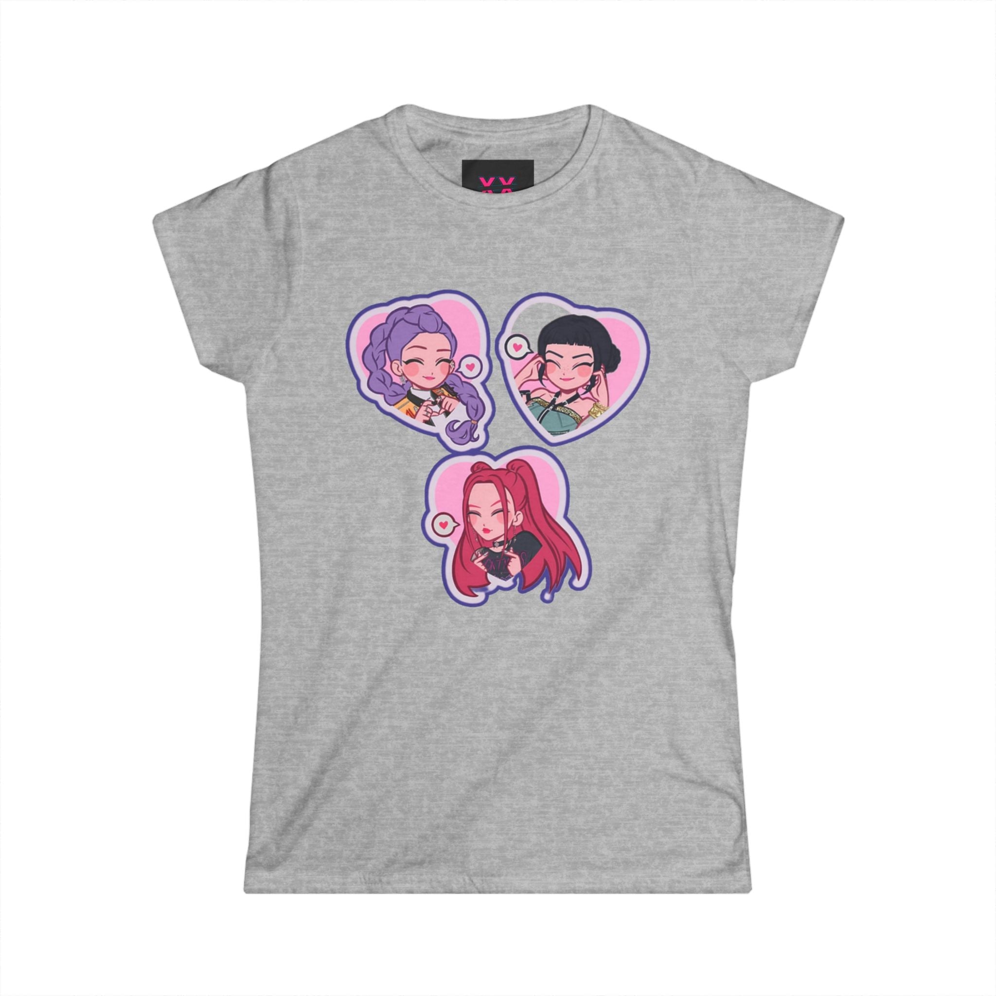 Idol style Tee, Cute Tee for Anime Lovers, Kawaii T-Shirt, Trendy Casual Wear, Gift for Otaku