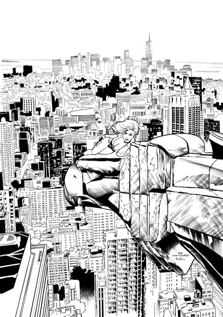 Heat Seeker Exposed A Gun Honey Series #3 (Of 4) J 1:5 Ace Continuado Inks Variant (10/08/2025) Titan