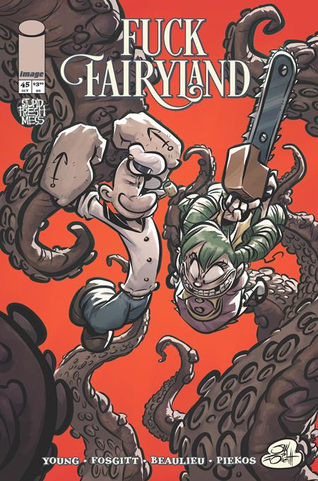 I Hate Fairyland #45 B Jay Fosgitt Red Variant (10/15/2025) Image