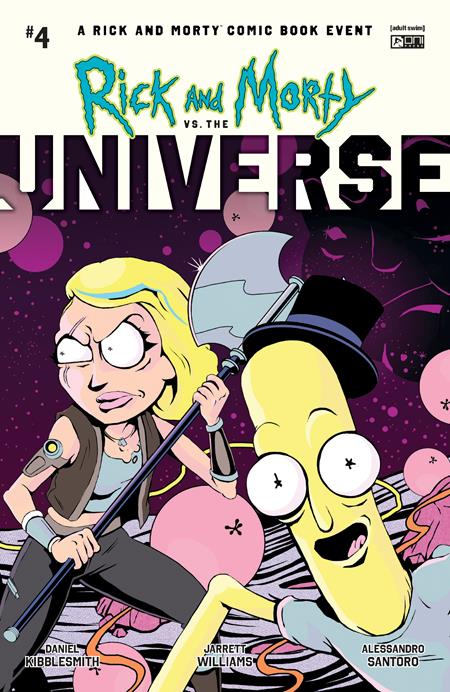 Rick And Morty Vs The Universe #4 (Of 4) C 1:10 Flops Interlocking Variant (10/22/2025) Oni