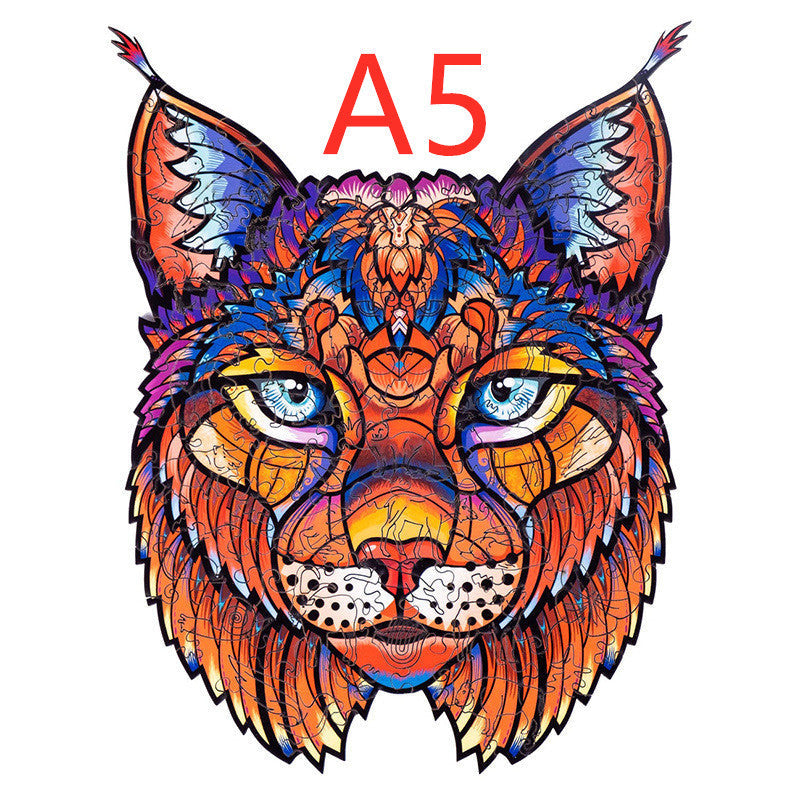 DIY Wooden Animal Shaped Puzzle – Unique Gift for Christmas