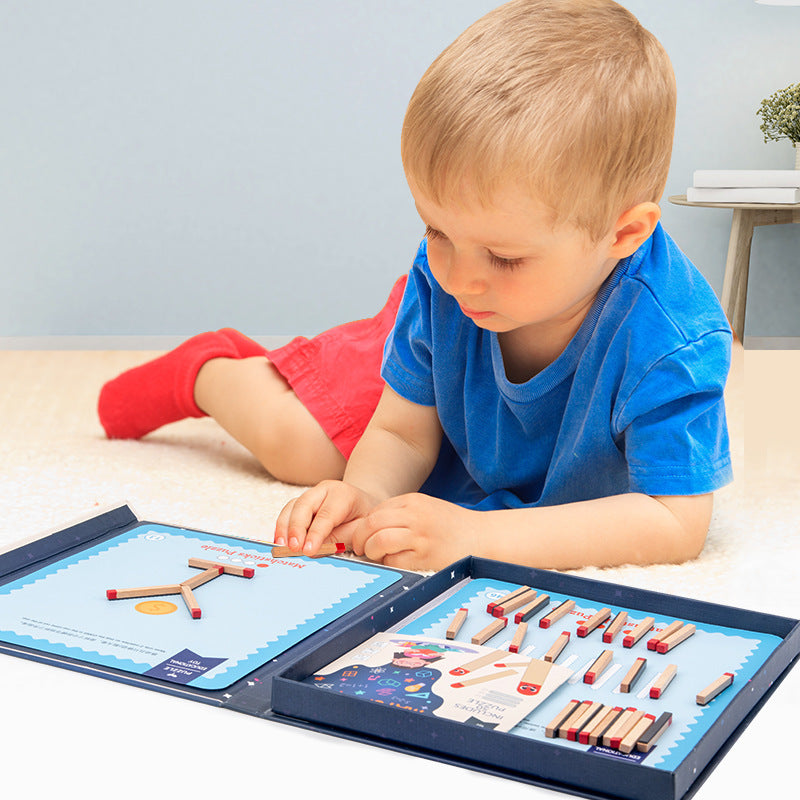 Wooden Puzzle Toy – Thinking Match Educational Game