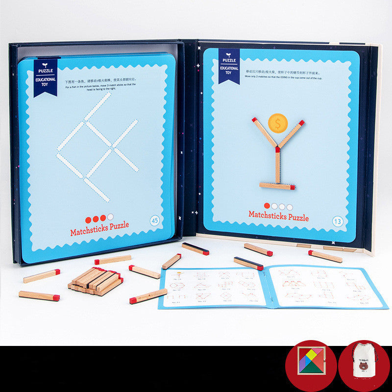 Wooden Puzzle Toy – Thinking Match Educational Game