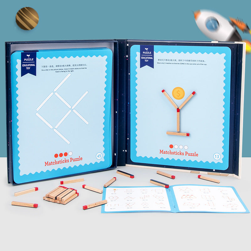 Wooden Puzzle Toy – Thinking Match Educational Game