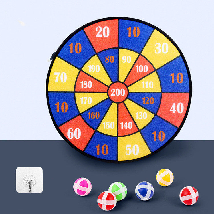 Children’s Sticky Ball Dart Board – Fun Cartoon-Themed Game Set