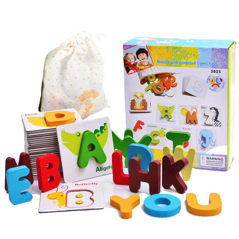 Letters Wooden Puzzle – Educational Baby Enlightenment Toy