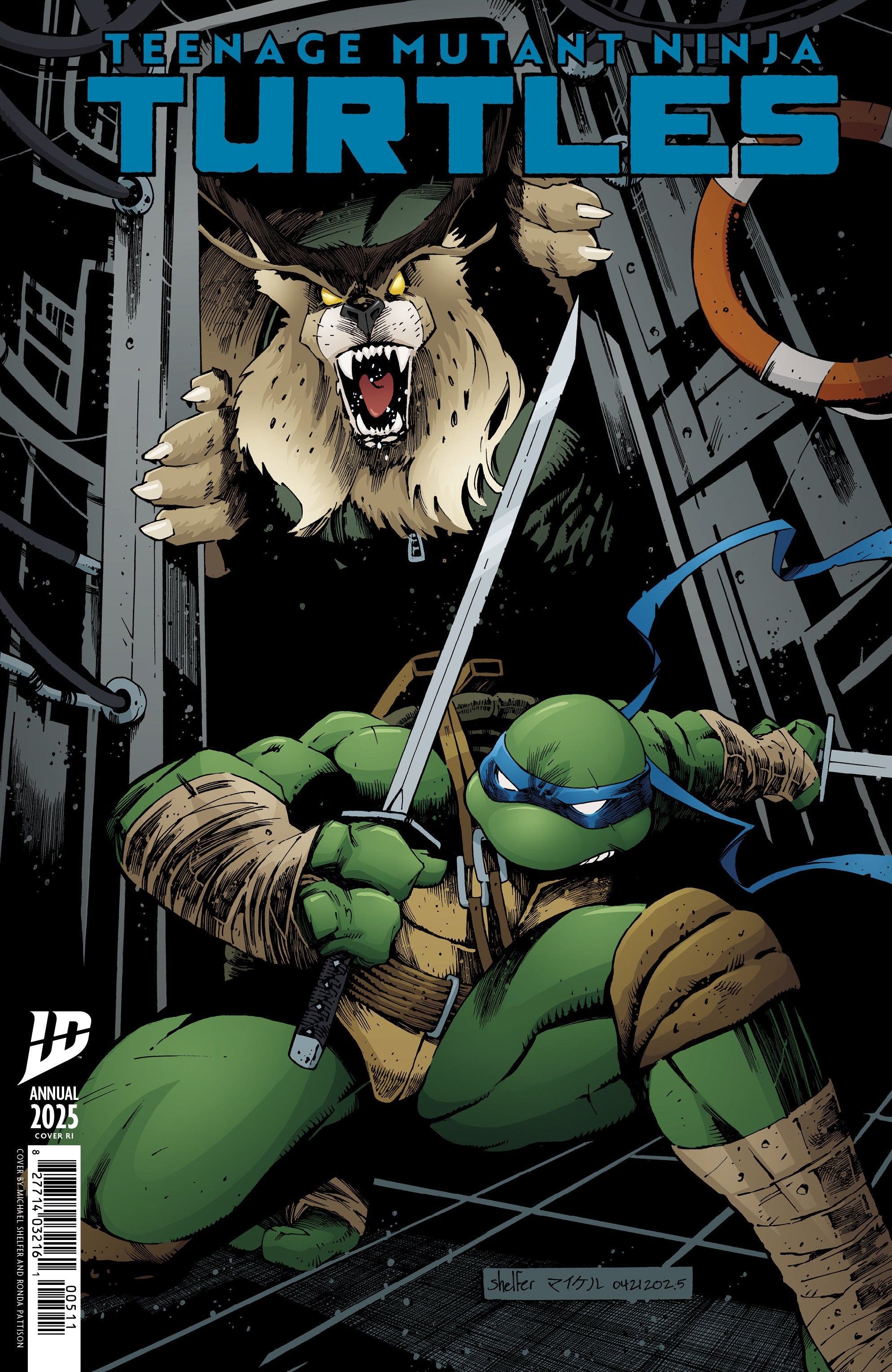 Teenage Mutant Ninja Turtles Annual 2025 D 1:25 Michael Shelfer (10/29/2025) Idw