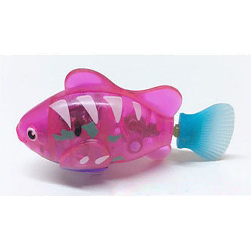 Interactive Electric Swimming Robot Fish Toy – Flashing LED Water Toy