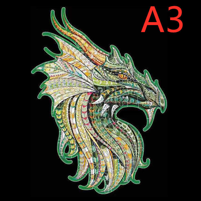 DIY Wooden Animal Shaped Puzzle – Unique Gift for Christmas