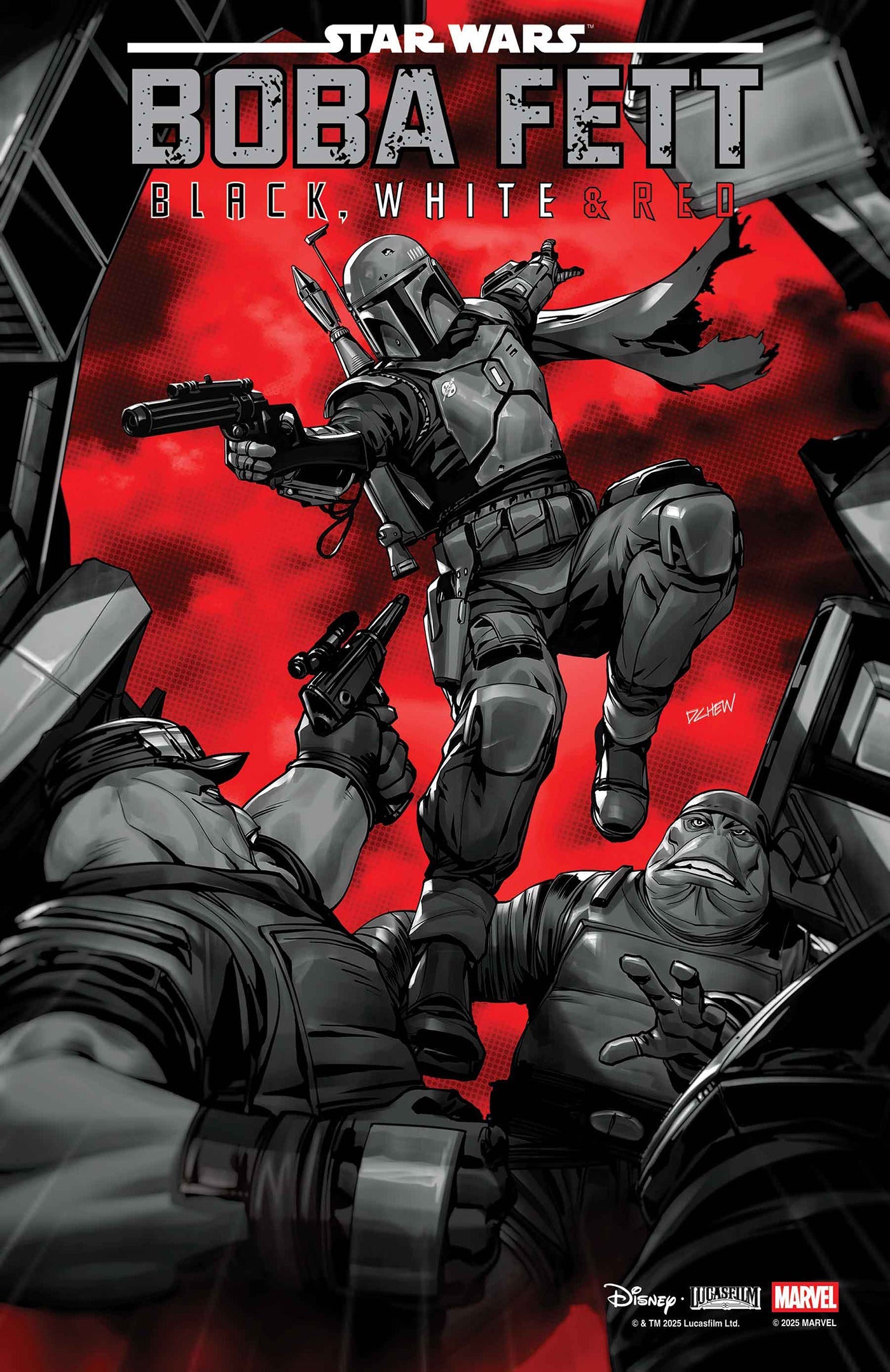 Star Wars Boba Fett Black White & Red #2 A Derrick Chew Saladin Ahmed (10/29/2025) Marvel