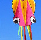 3D Octopus Kite – 4M Large Soft Kite with Handle and Line