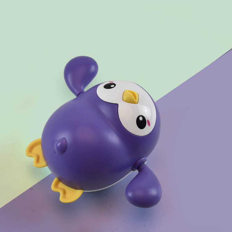 Wind-Up Swimming Penguin Bath Toy – Cute Baby Bath Pool Toy