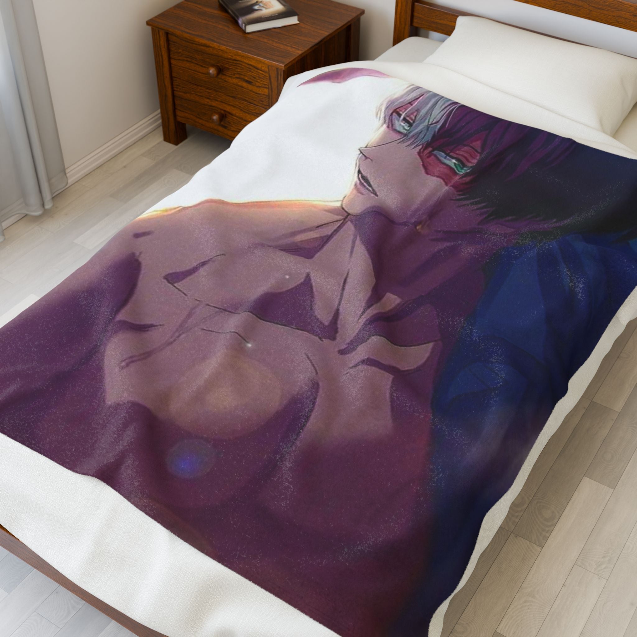 Hero school Plush Blanket - Soft Velveteen Throw for Fans, Perfect Gift for Birthdays, Anime Conventions, Home Decor, Cozy Nights