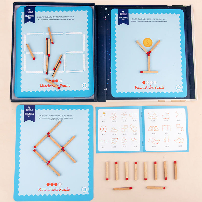 Wooden Puzzle Toy – Thinking Match Educational Game