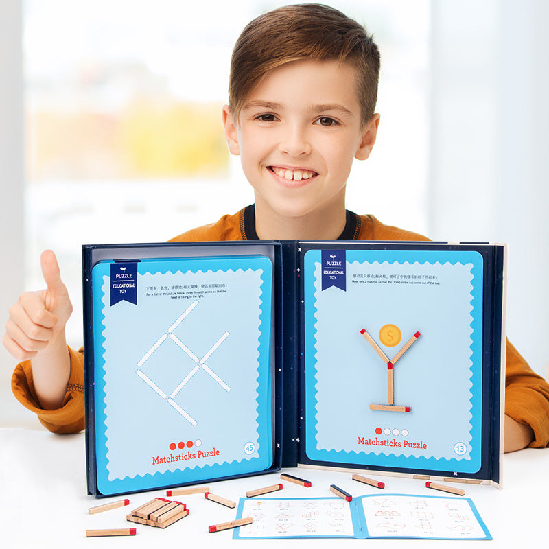Wooden Puzzle Toy – Thinking Match Educational Game