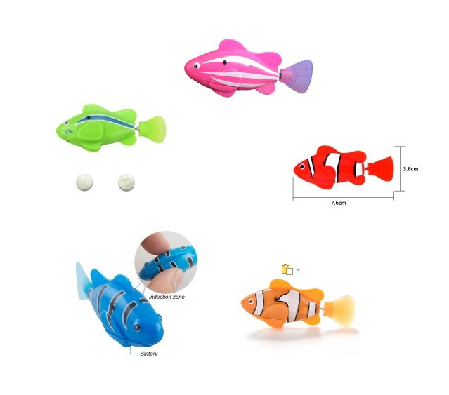 Swimming Robot Fish Toy – Electronic Bath Toy for Kids and Pets