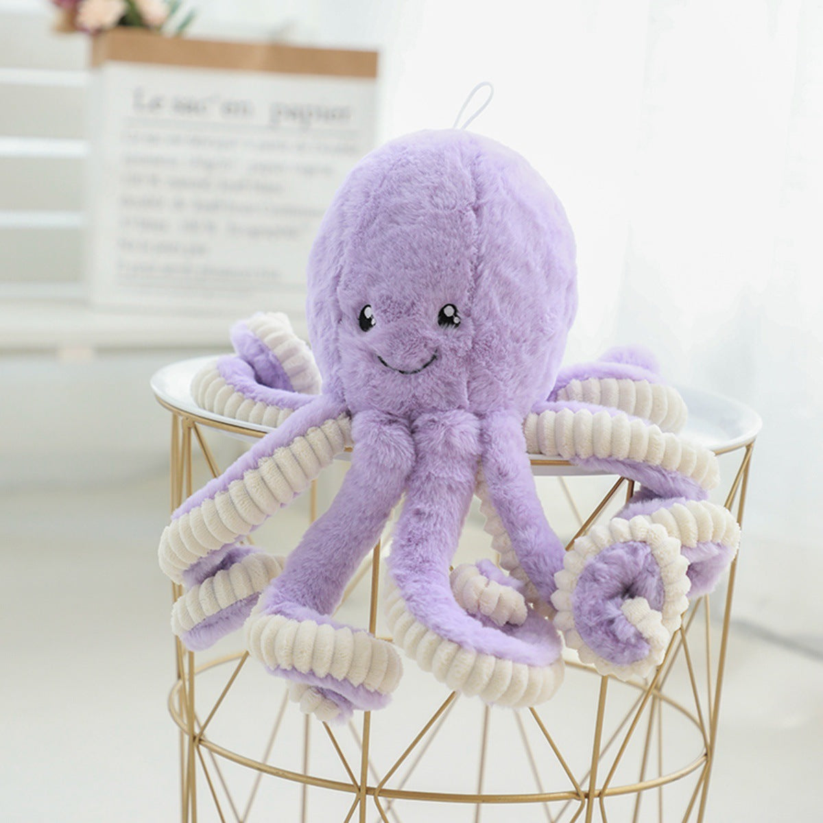 Cute Octopus Plush Toy – Soft Stuffed Animal for Kids and Décor