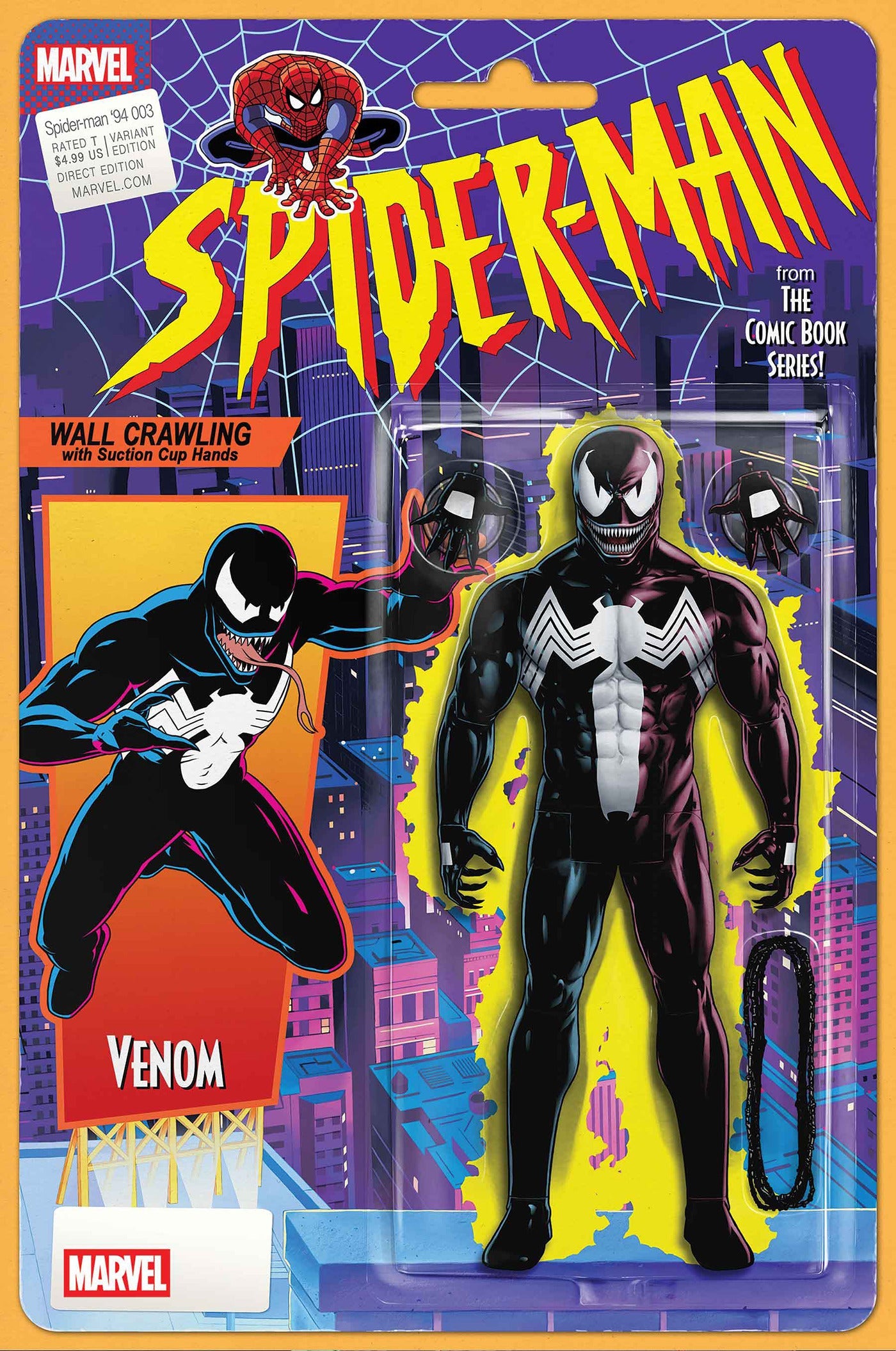 Spider-Man '94 #3 C John Tyler Christopher Action Figure Variant (11/12/2025) Marvel