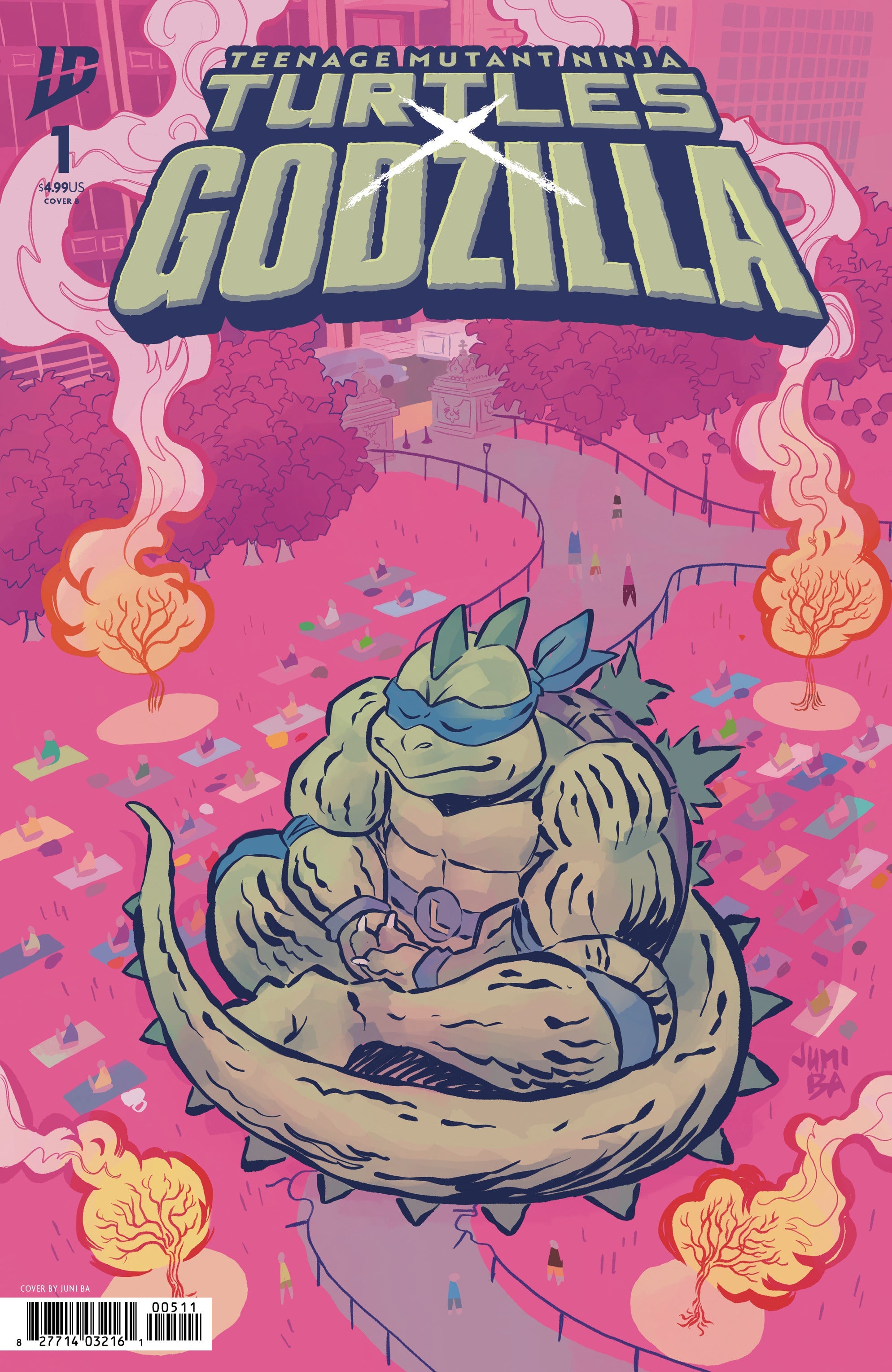 Teenage Mutant Ninja Turtles X Godzilla #1 B Juni Ba (11/12/2025) Idw