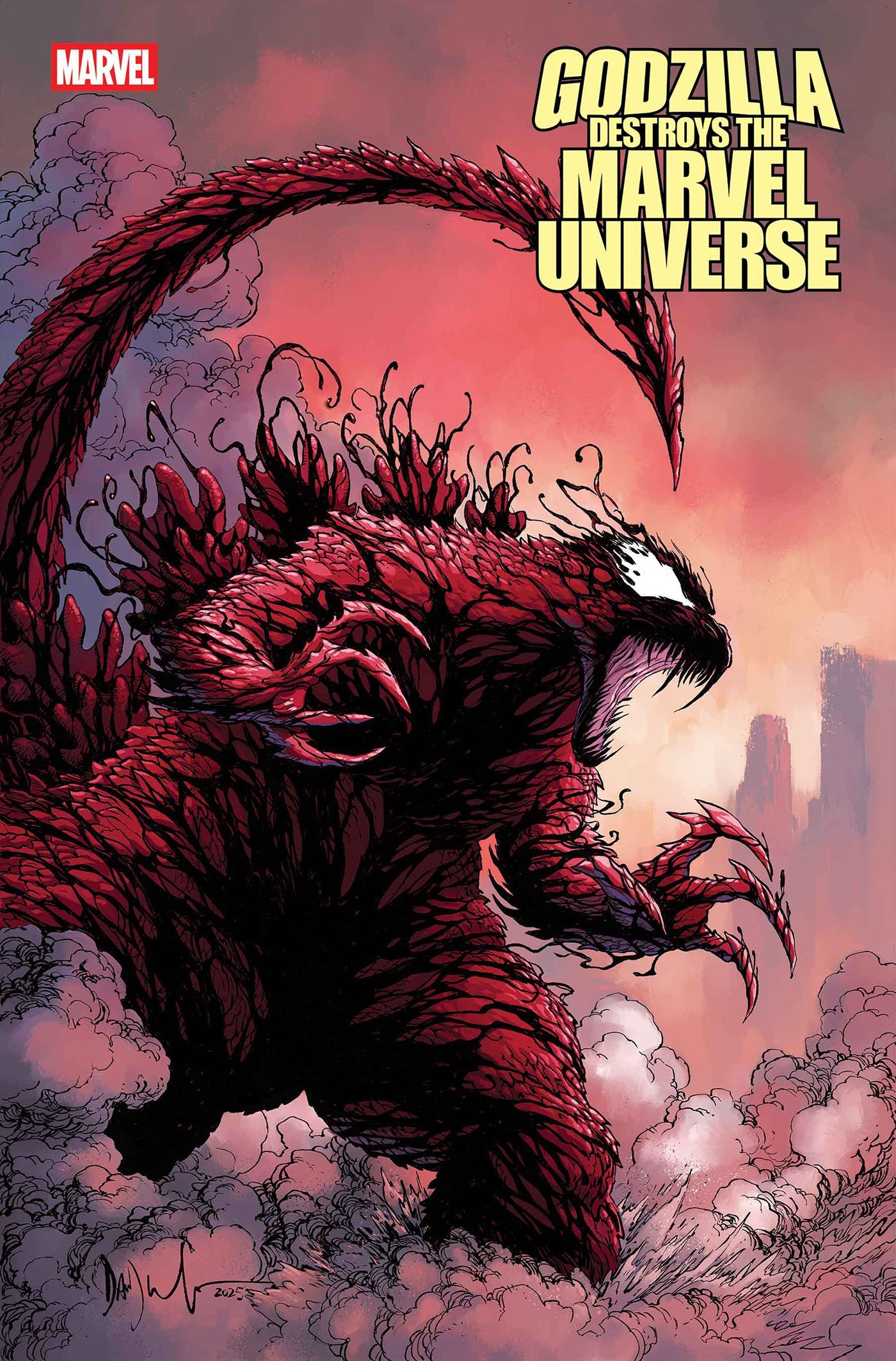 Godzilla Destroys The Marvel Universe #5 C Dave Wachter Marvelized Carnage-Zilla Variant (11/19/2025) Marvel