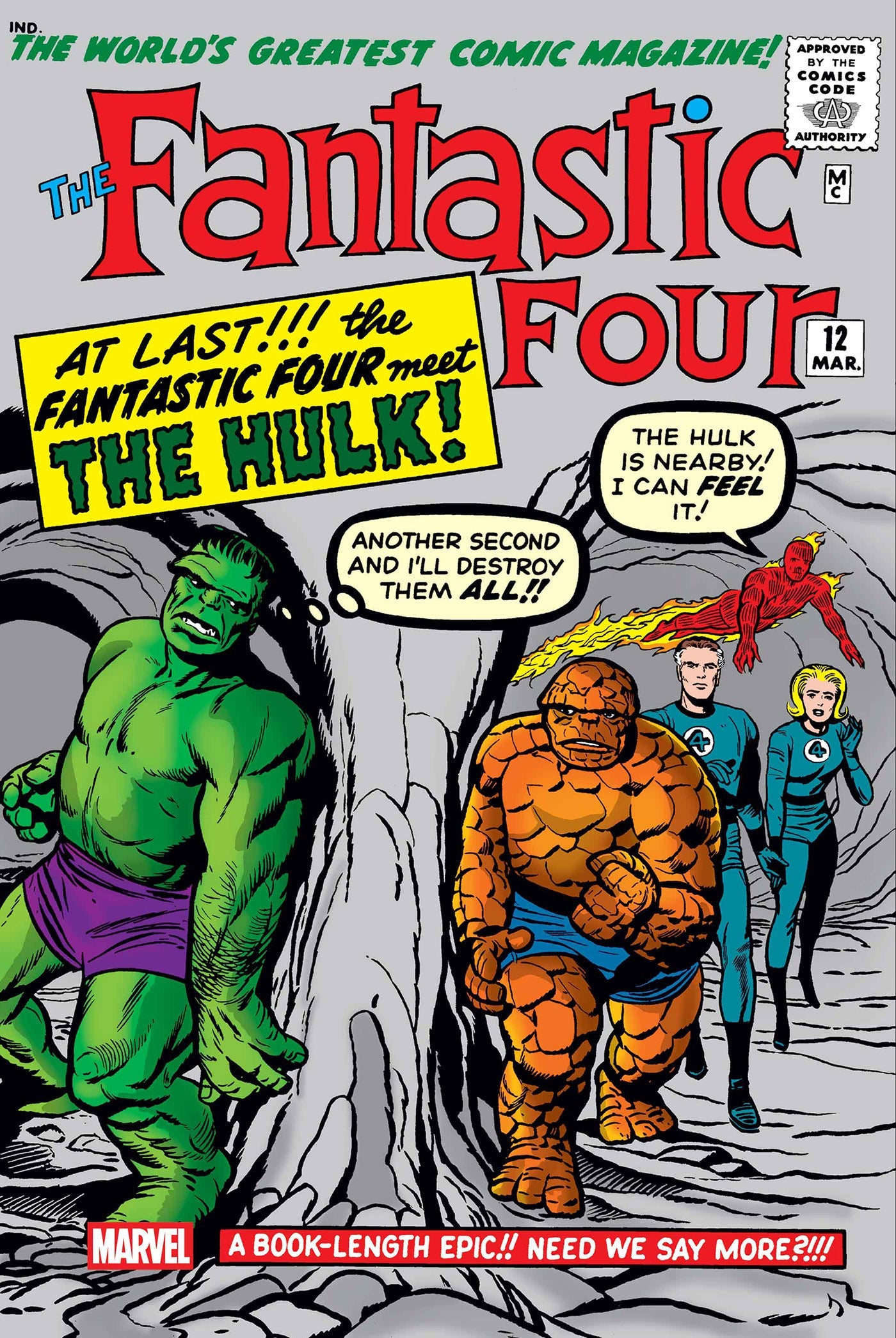 Fantastic Four #12 B Facsimile Edition Foil Variant (12/10/2025) Marvel