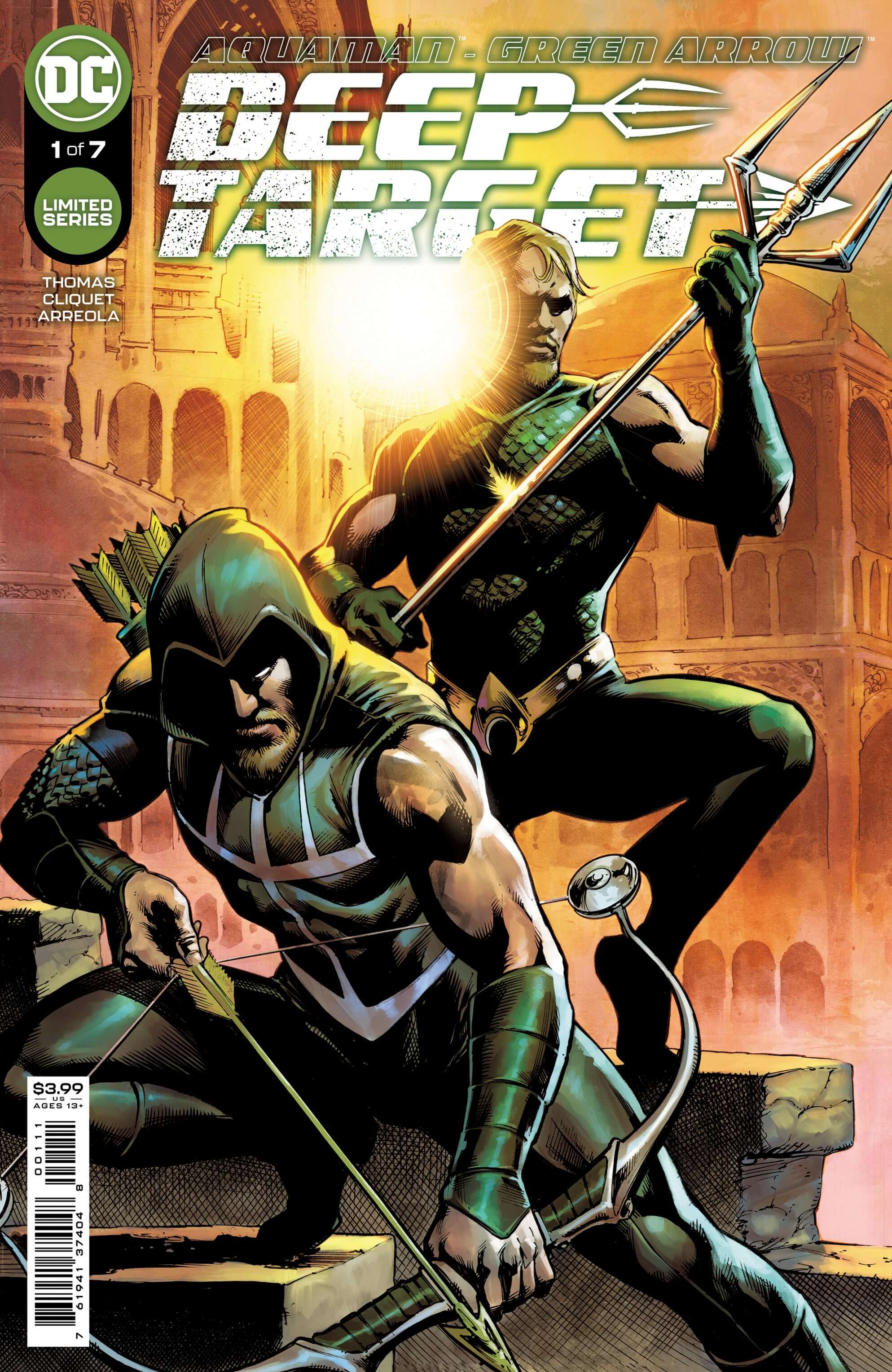 Aquaman Green Arrow Deep Target #1 (Of 7) A Marco Santucci Brandon Thomas (10/26/2021) Dc