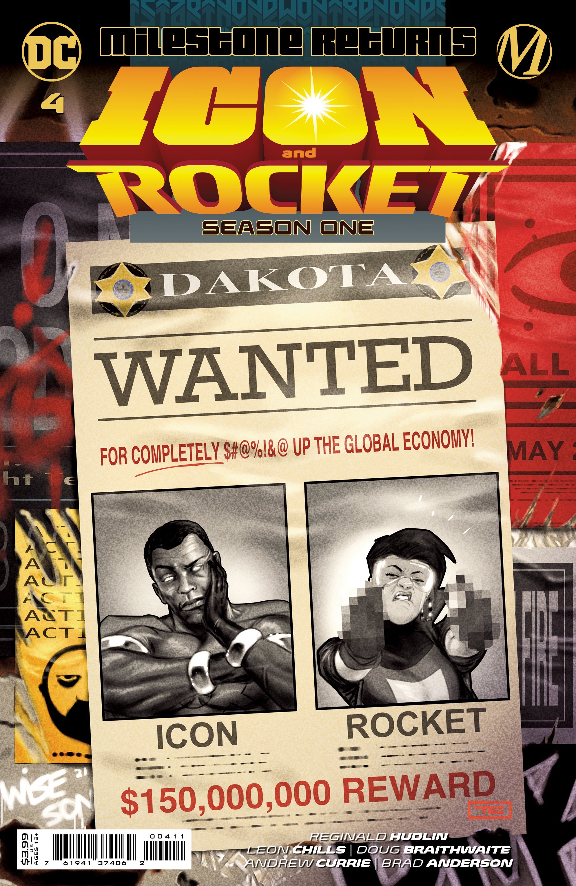 Icon & Rocket Season One #4 (Of 6) A Taurin Clarke Reginald Hudlin (10/26/2021) Dc