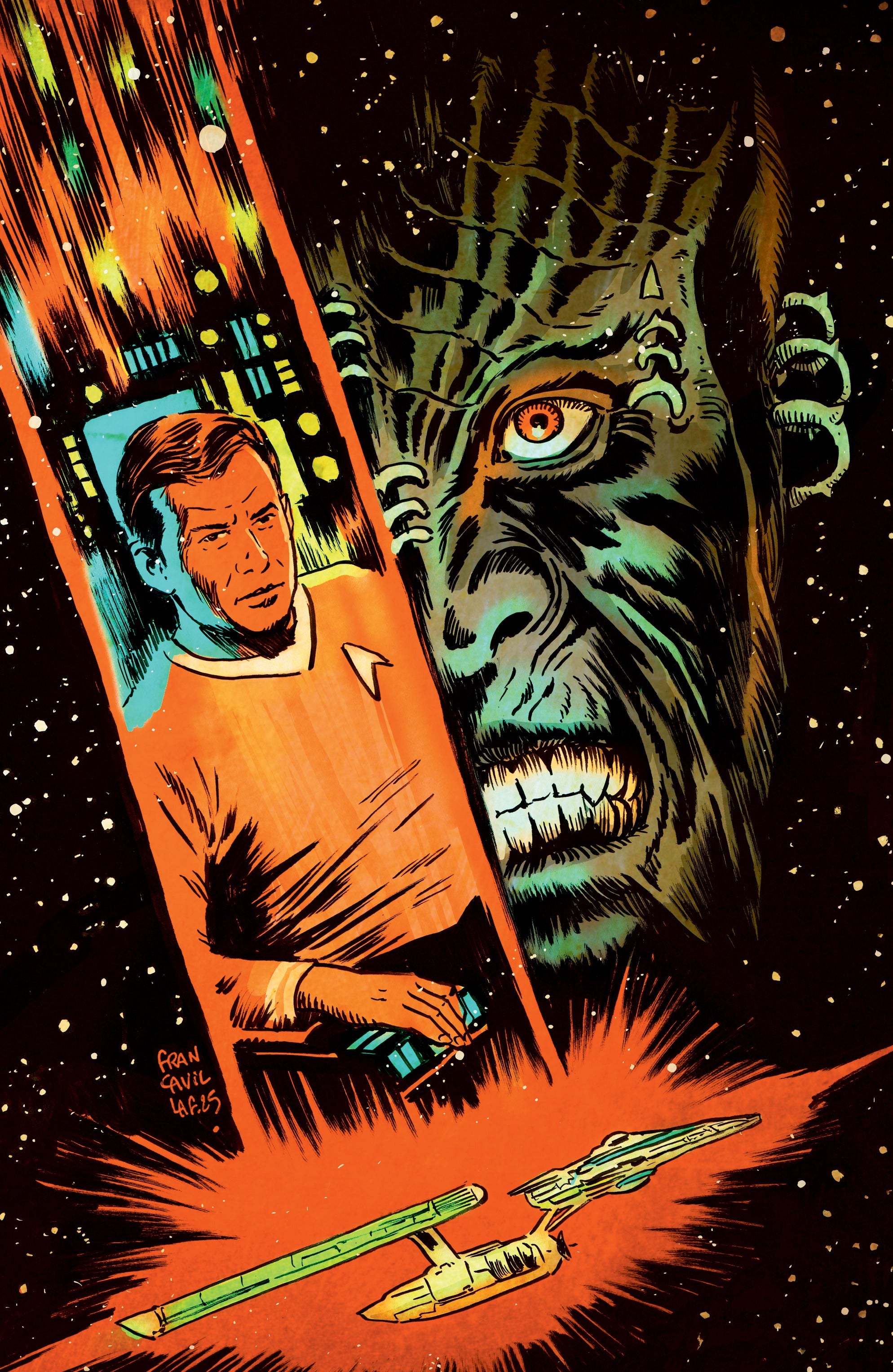Star Trek The Last Starship #3 C 1:15 Francesco Francavilla Virgin (12/17/2025) Idw